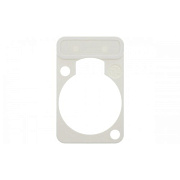 Neutrik DSS-WHITE белая подложка под панельные разъемы XLR D-типа, для нанесения маркировки